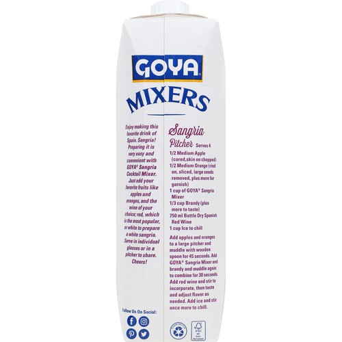 Goya Sangria Mixer 33.8 oz