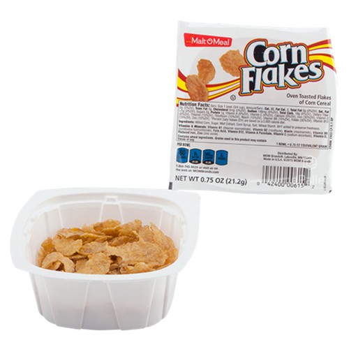 Corn Flakes Cereal Single Serving Bowl