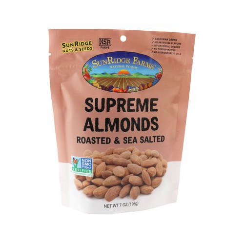 Almond, Dry Roasted & Salted NonGMO Verified