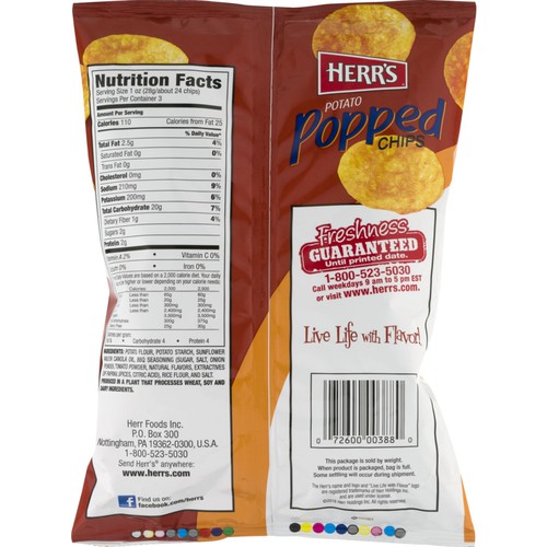 Herr S Herr S Popped Potato Chips Tangy q Epallet