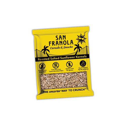 San Franola Roasted Salted Sunflower Kernels - 1oz/1MA