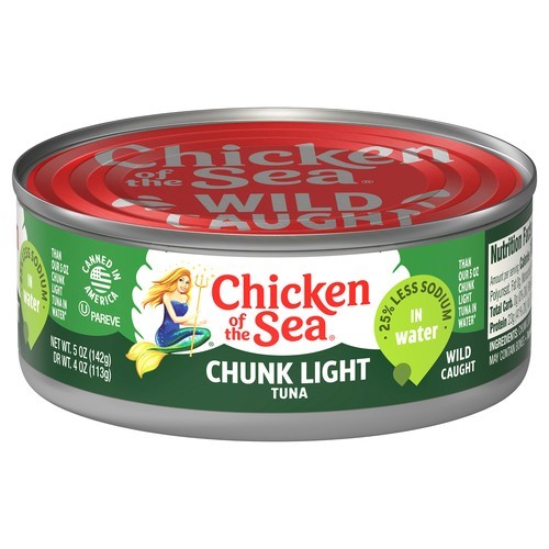COS Chunk Light Tuna in Water, 25% Less Sodium 24/5oz