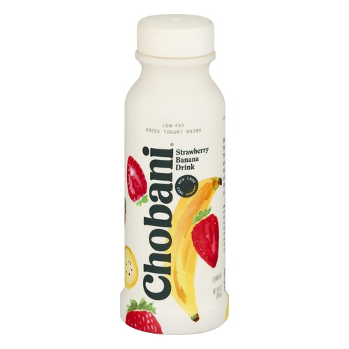 Chobani Chobani Low Fat Greek Yogurt Drink Strawberry Banana Epallet