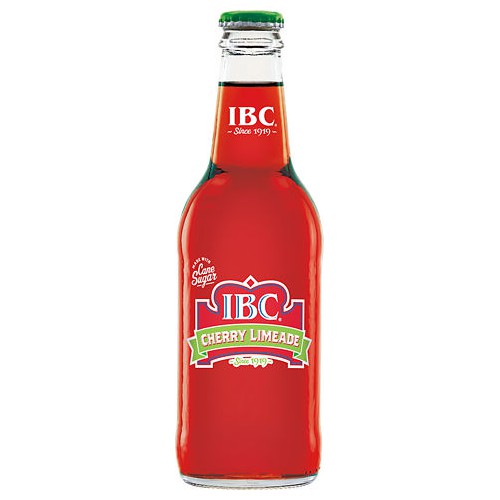 IBC Cherry Limeade Flavored Soda, 12oz