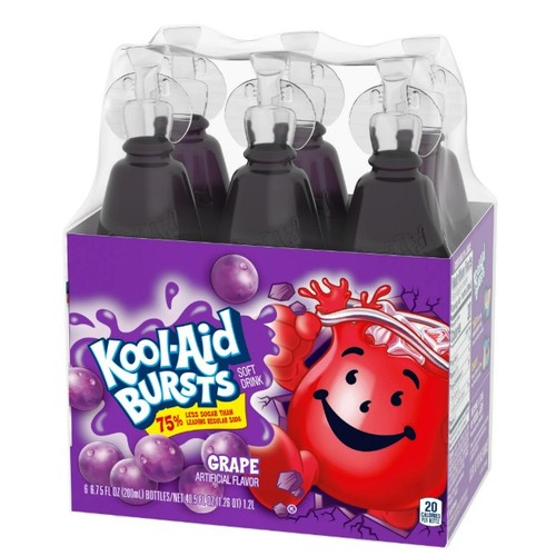 KOOL-AID BURSTS GRAPE 6CT