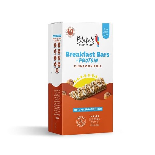 Blake's Seed Based Cinnamon Roll Breakast Bars + Protein
