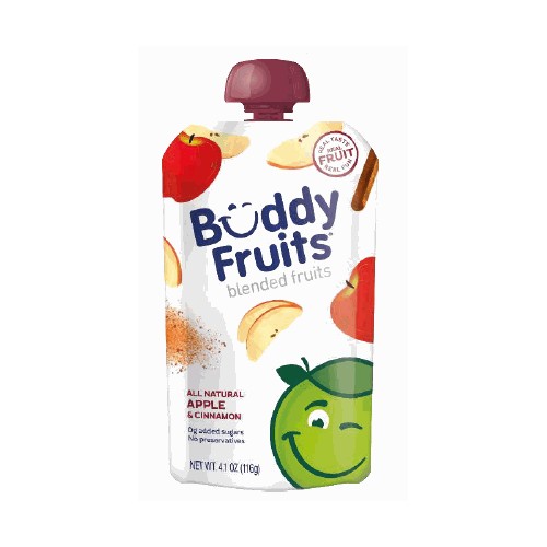Buddy Fruits Apple & Cinnamon Blended Fruit, 4.1oz