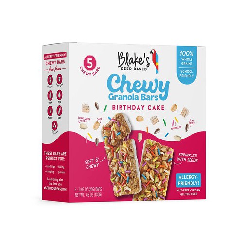 Blake's Seed Based Birthday Cake Chewy Granola Bars