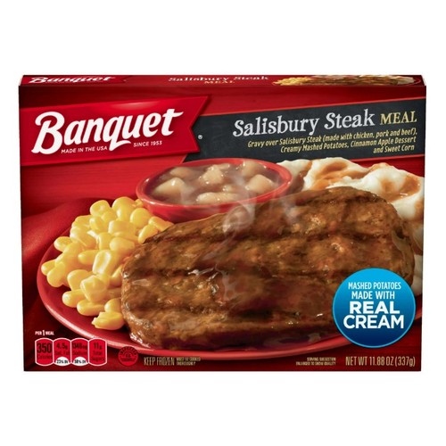 BANQUET CLASSIC SALISBURY STEAK MEAL
