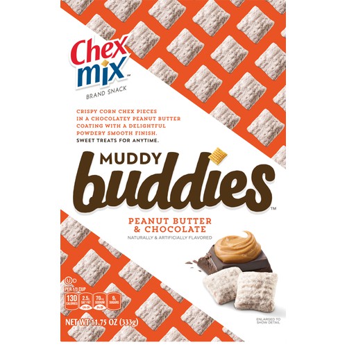 Chocolate Chex Mix 4.5 oz Muddy Buddies 42 ct