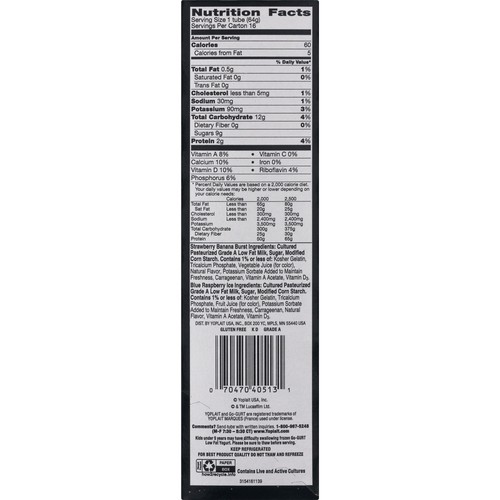 Gogurt Nutrition Label - Nutrition Ftempo