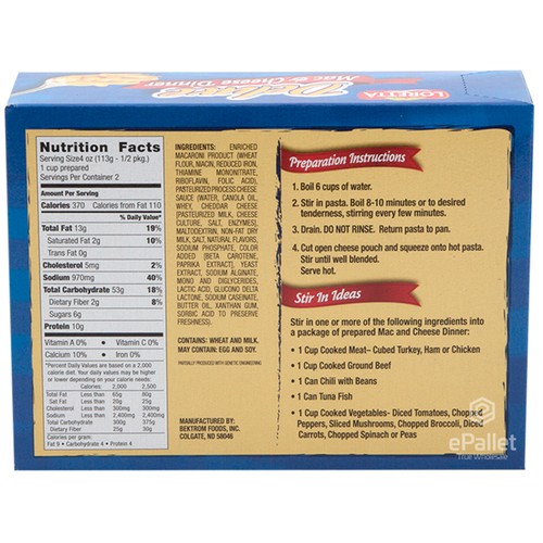 Deluxe Macaroni & Cheese Dinner 12/8oz.
