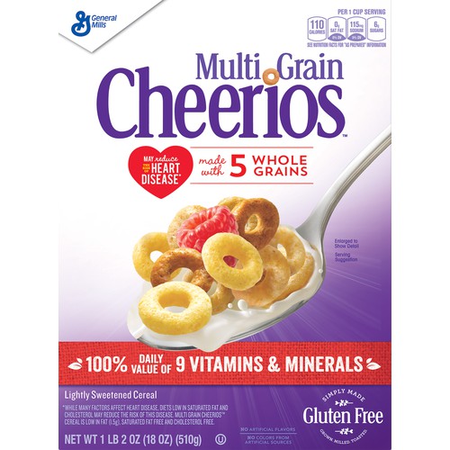 MultiGrain Cheerios, 18 oz