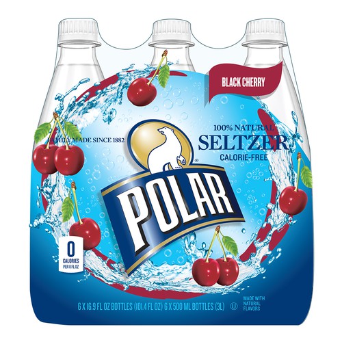 Polar Seltzer Black Cherry 16.9 oz