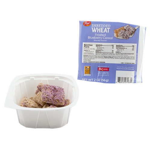 Blueberry Shredded Wheat Cereal Single Serving Bowl