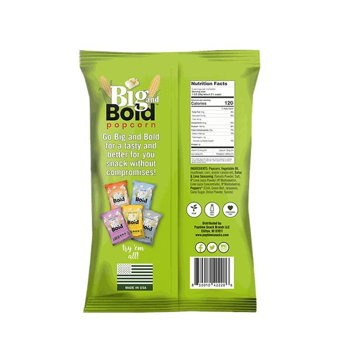 Big & Bold Salsa w/ Lime Whole Grain Kettle Popcorn