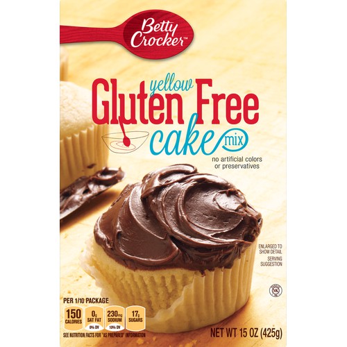 Cake Mix Gluten Free 15 oz Yellow