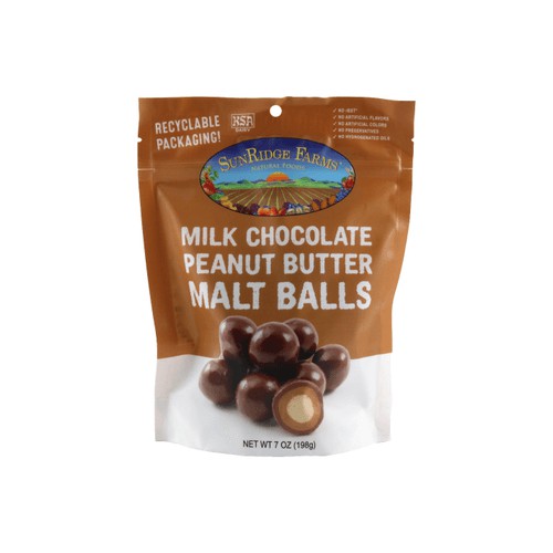 Chocolate Malt Balls, Peanut Butter Milk