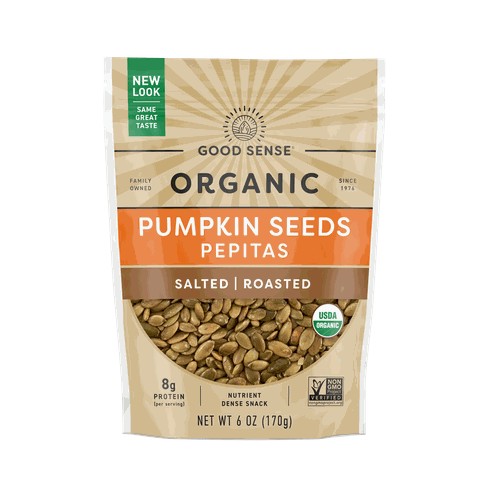GSS Organic Pumpkin Seeds (Pepitas), R/S