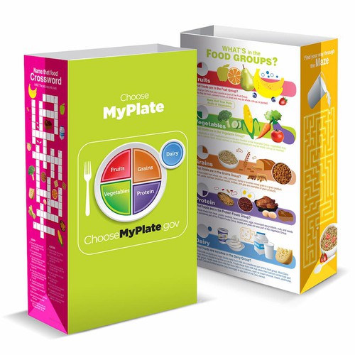 Super Sack Paper Bags - MyPlate, 250ct