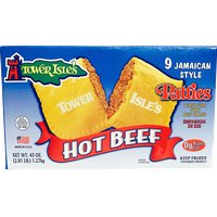 Tower Isle's 9pk Jamaican Style Beef Patties Hot Unbaked - 6/45 oz ...