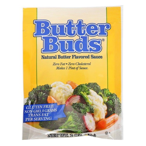 Butter Buds Natural Butter Flavor Granules, 2oz Pouches