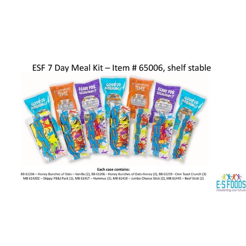 7 Days Meal Kit Option #3 (7 Breakfasts & 7 Lunches)