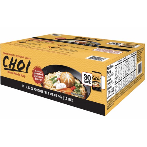 CHOI Premium Ramen 2.82 oz Pouches Chicken Flavor