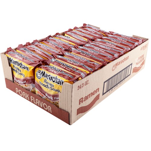 Maruchan Ramen Noodle Soup, Pork Flavor - 3 oz