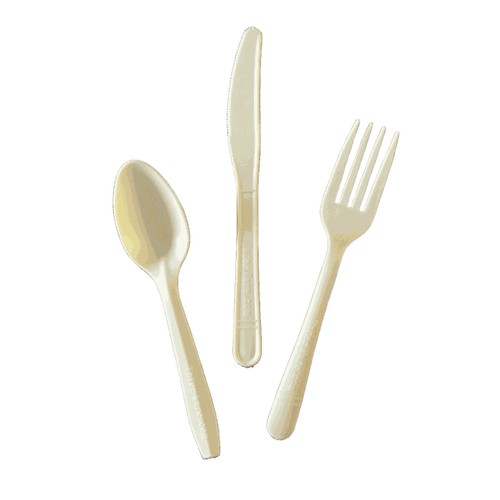 PotatoWare Cutlery Kit - Fork, Knife, Spoon, & Napkin
