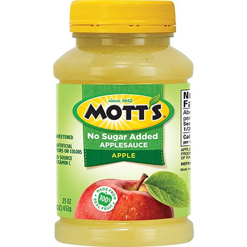 Mott's Unsweetened Applesauce, 23oz PET
