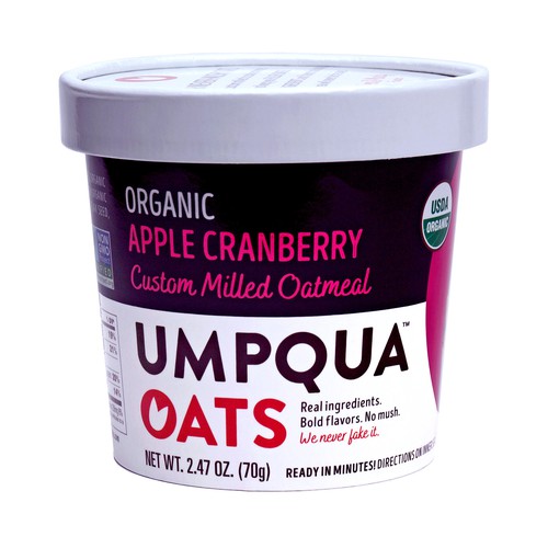 Apple Cranberry Single Serving Organic Oatmeal Cups