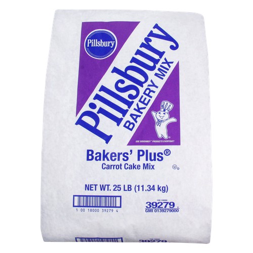 Baker's Plus Cake Mix 25 lb Carrot