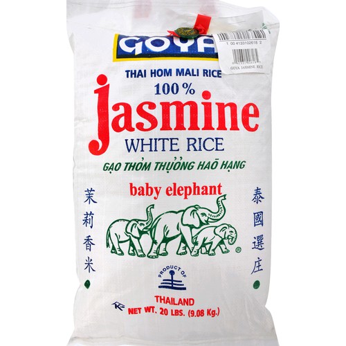 Goya Jasmine White Scented Rice 20 lb