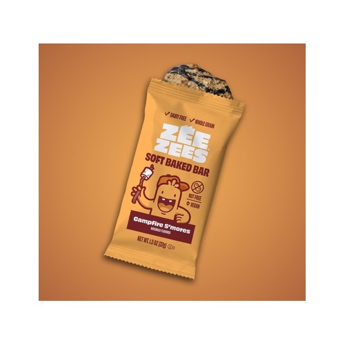 Zee Zees Soft Baked Bar, Campfire Smores, 1.3 oz