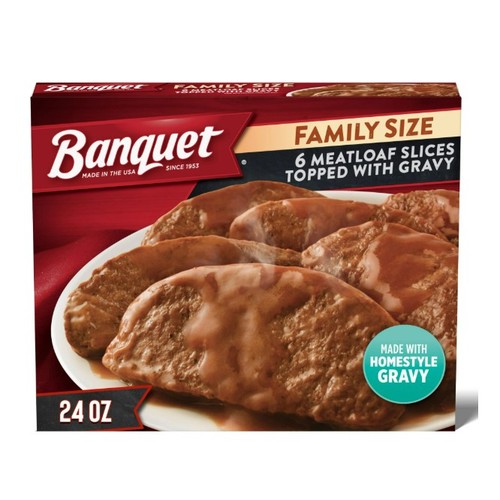 BANQUET FAMILY SIZE MEATLOAF W/ GRAVY