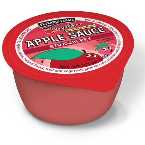 Strawberry Unsweetened Applesauce