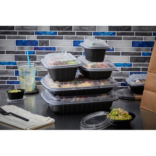 Vented Lid for Entrée2Go™ 6X4" Base, Clear, 600 ct.