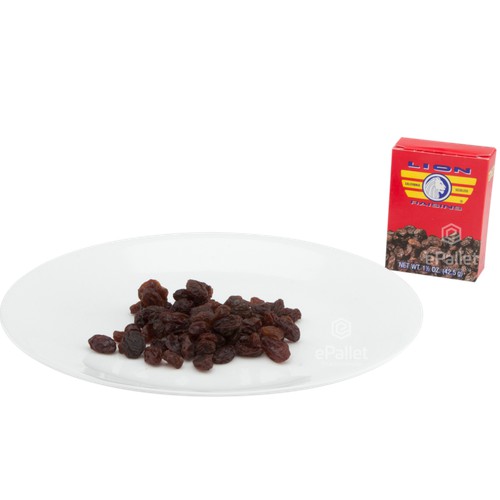E Pallet Lion Raisins California Grown