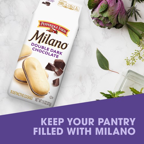 Pepperidge Farm® Milano® Double Dark Chocolate Cookies, 7.5 oz. Bag