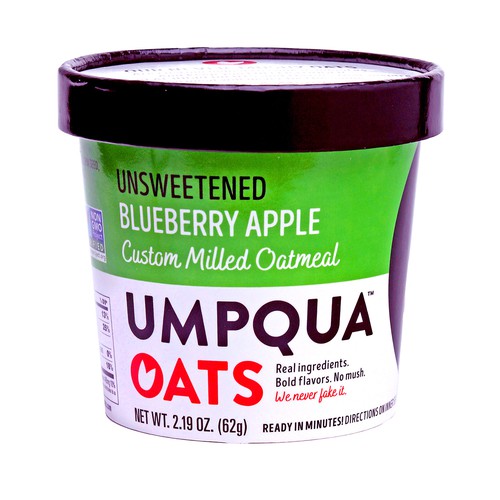Unsweetened Blueberry Apple Single Serving Oatmeal Cups