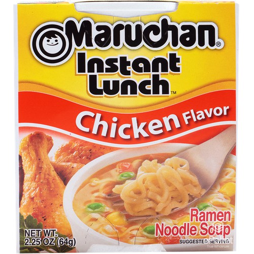 Maruchan Instant Chicken Flavor Ramen Noodle Soup 2.25 oz. Cup