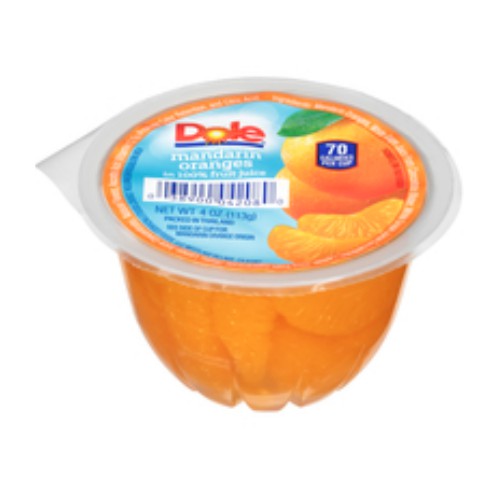 Mandarins In Juice Cup 36/4 oz