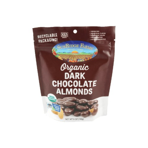 Chocolate Almonds, Dark Organic