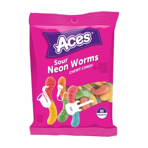 Aces Sour Neon Worms