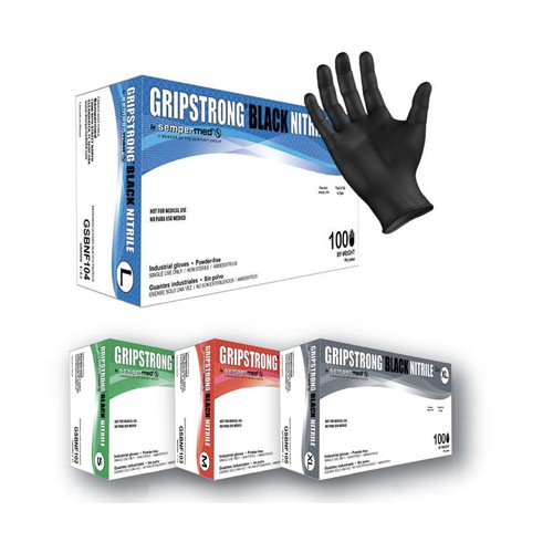 Gripstrong Black Nitrile Industrial