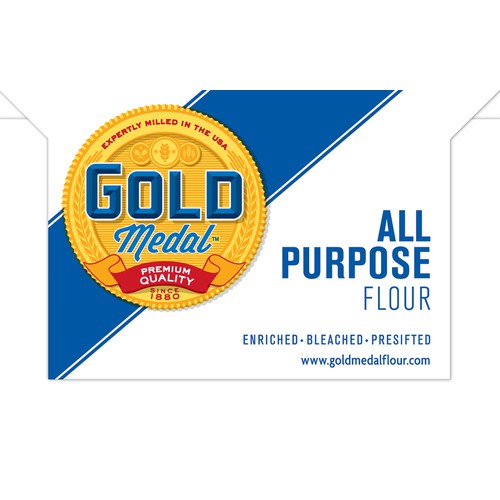 All-Purpose Flour, Bleached/Enriched/Malted, 32 oz