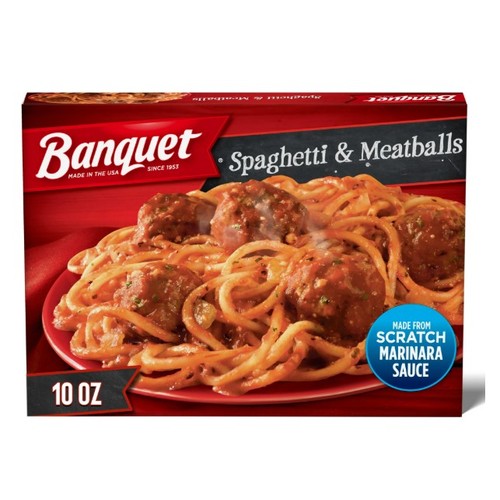 BANQUET CLASSIC SPAGHETTI & MEATBALLS MEAL