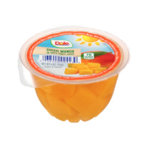 Mango Diced In 100% Fruit
Juice 36/4 oz