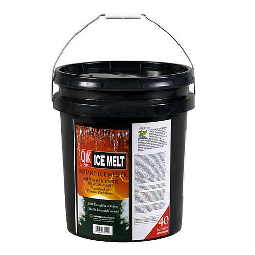 Qik Joe Ice Melt (Calcium Chloride Pellets) 40# Pail